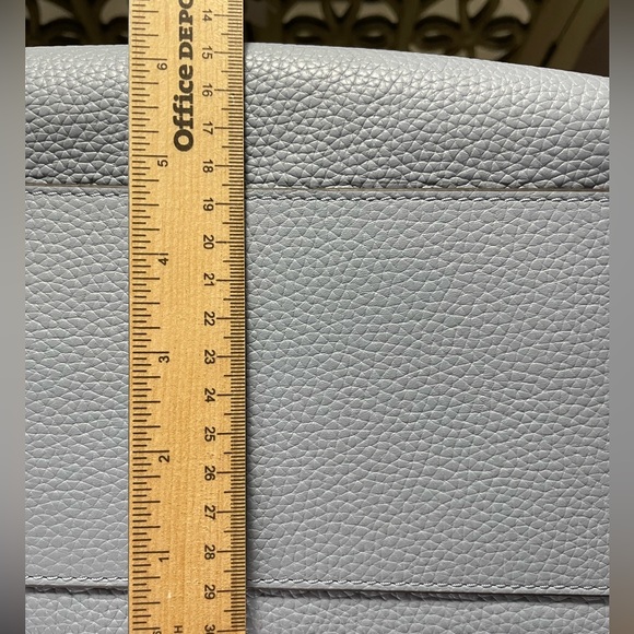 NWT  MICHAEL MICHAEL KORS  HAMILTON   PALE BLUE   LG NS TOTE  LEATHER - Picture 10 of 11